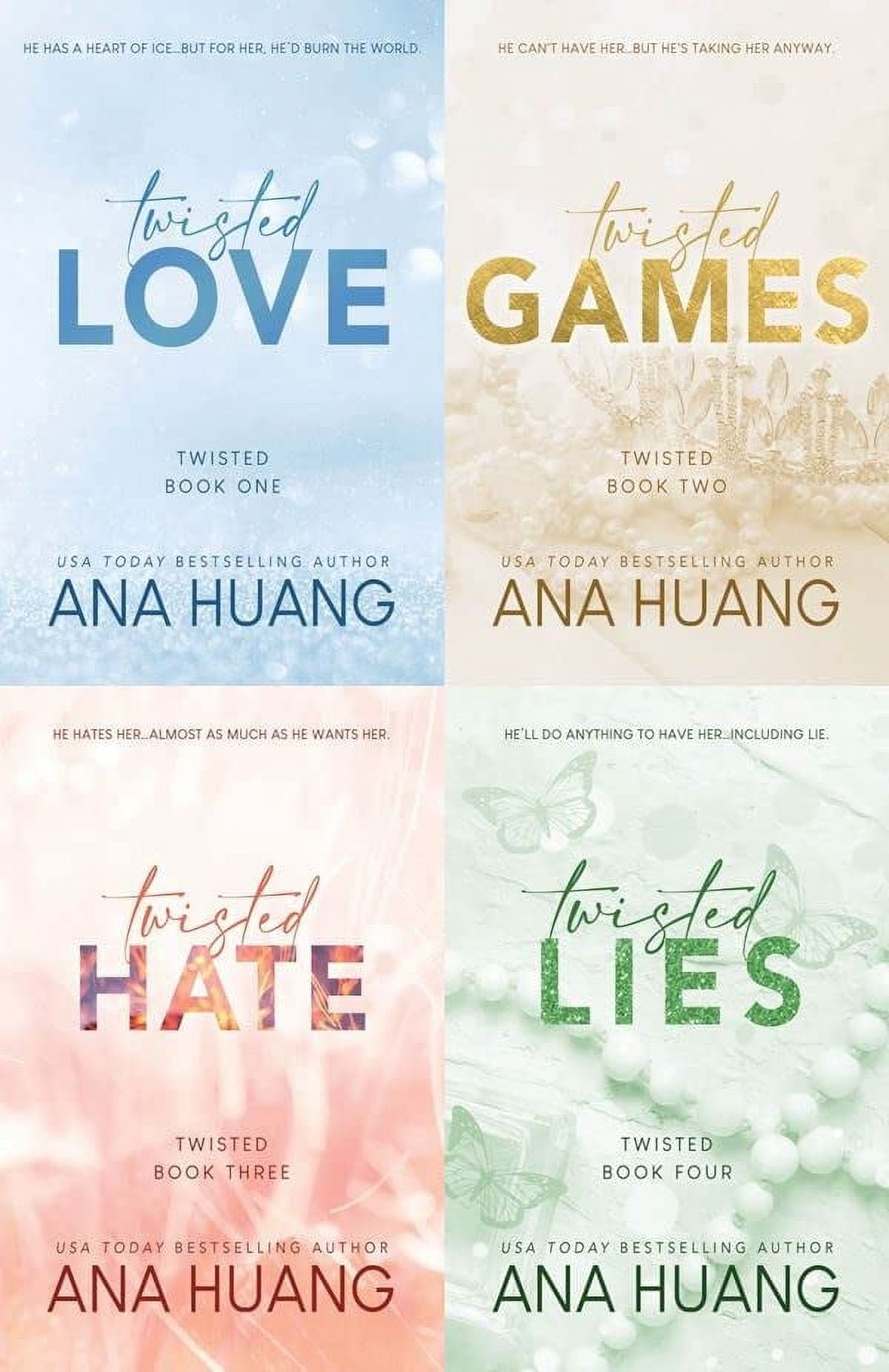 Twisted series 4冊 Ana Huang *週末限定セール** Ana Huang Twisted Series Collection Set: Young Adult (YA) 4