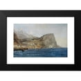 thumbnail image 2 of Emil Jakob Schindler 14x11 Black Modern Framed Museum Art Print Titled - Coastal Landscape in Dalmatia (1890), 2 of 5