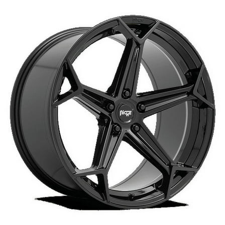 Niche N258 Arrow 20X10.5 5X114.3 40Et 66.1Cb Gloss Black Wheel