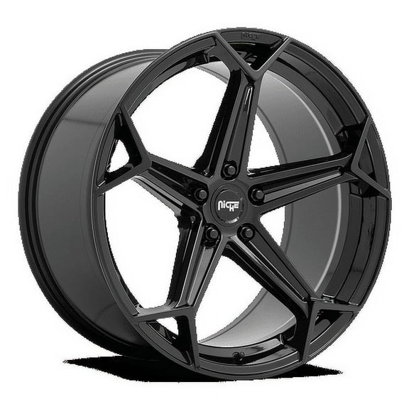 Niche N258 Arrow 20X10.5 5X114.3 40Et 66.1Cb Gloss Black Wheel