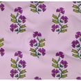 thumbnail image 4 of oneOone Organic Cotton Poplin Twill Fabric Leaves & Floral Block Print Fabric By The Yard 42 Inch Wide, 4 of 4