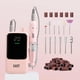 thumbnail image 1 of Taladro de uñas GAOY recargable, inalámbrico, eléctrico, rosa con brocas, 1 of 7