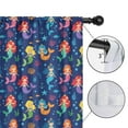 thumbnail image 4 of Blackout Kids Curtains,Mermaid Sea Princess Pattern Childrens Insulated Curtains Set Of 2,Bedroom Essentials,Toddler Room Decor 42"x54", 4 of 5