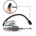 thumbnail image 5 of SINOCMP Fuel Shut Off Solenoid 3991168 SA-4941-24 3964628 Fits for Cummins 4BT, Hyundai Excavator R130 R130-5, Case IH 1150H MX100 MX120 MX150 Engine Parts Excavator Stop Solenoid Valve, 5 of 7