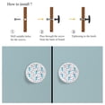 thumbnail image 4 of 4 Pcs Jellyfish Knobs for Kitchen Cabinet Cupboard Dresser Bookcase Drawer Pulls Handles Round Home Decor, 4 of 5