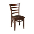 thumbnail image 4 of International Concepts Set of Two Solid Wood Emily Side Chairs in Espresso, 4 of 8