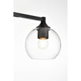 thumbnail image 4 of Living District Foster 4-Light Iron & Glass Bath Sconce in Black/Clear, 4 of 7