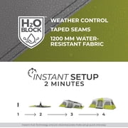 CORE 18 x 10 12 Person Instant Cabin Camping Tent, 48lbs