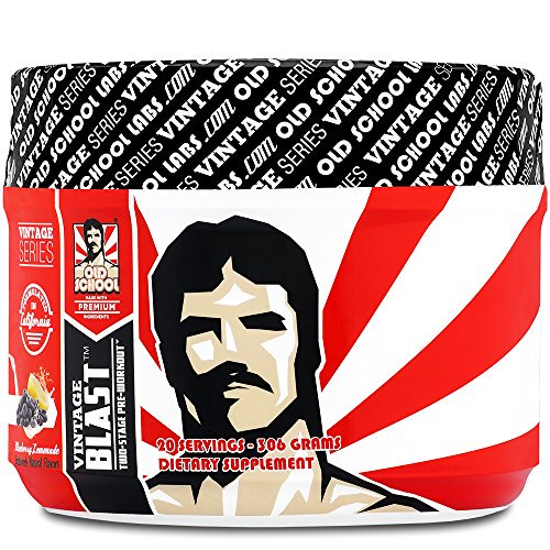 Old School Labs Vintage Blast Pre Workout Energy Supplement Blueberry Lemonade Walmart Com
