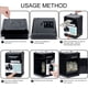 thumbnail image 3 of Hucha electrónica para niños de 3 a 12 años, caja fuerte con cerradura de combinación, caja fuerte para cajero automático, caja fuerte para juguetes, regalo para niños y niñas, color negro, 3 of 5