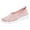 Pink, variant on ibiyuan Orthopedic Walking Shoes for Women Mesh Knitted Low Top Walking Shoes Closures Arch Support Closed Toe on Walking Sneakers for Women Classic Hands-Free Mary Jane Flats Soft Shoes