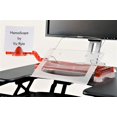 thumbnail image 4 of MemoScape Adjustable in-Line Document Holder for Typing | Reduces Neck Strain, Improves Focus, Boosts Desk Organization, and Workflow | Paper Holder Stand for Desk and Home Office - Red (VUR 3060), 4 of 4