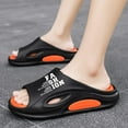 thumbnail image 4 of Men's Beach Slippers with Soft Low Arch Support Comfortable Thick Sole Anti Slip Easy To Clean, 4 of 5