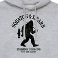 thumbnail image 3 of Instant Message - Squatch And Learn - Men's Pullover Hooded Fleece Sweatshirt, 3 of 7
