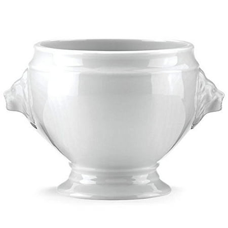 The French Chefs Maria Lions Head Porcelain White 16 Ounce Soup Bowl