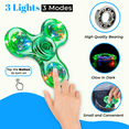 thumbnail image 2 of Jeexi LED Light Fidget Spinner - 3 Pack, Lighting Fidget Hand Finger Spinner Toy - Stress Reduction and Anxiety Relief Great Gif for Children, Kids & Adults, 2 of 7