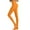Orange, variant on Women's Semi-Opaque Footed Tights, Solid Color Pantyhose, 13 Color Options, Tummy Control Leggings, Everyday Comfort Wear, Versatile Opaque Tights - Orange