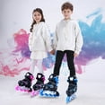 thumbnail image 3 of Patines en línea Patines en línea iluminados ajustables con ruedas iluminadas para niños y jóvenes P Tomshoo Patines en línea, 3 of 7