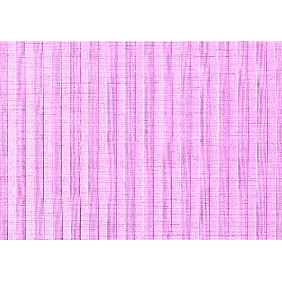 Ahgly Company Indoor Rectangle Solid Pink Modern Area Rugs, 7' x 9'