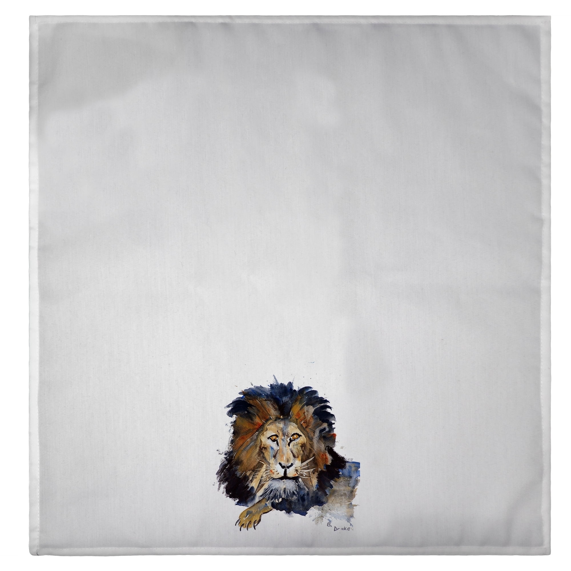 NEW SATURDAY KNIGHT ANIMAL WORLD LION SET OF 2 BATH TOWEL TOWELS 