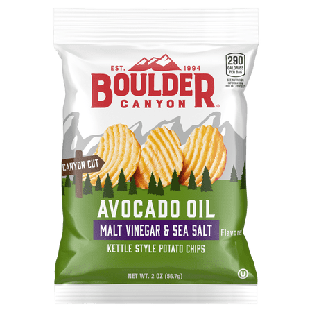 2 oz Boulder Canyon AvoOil Malt Vinegar & Sea Salt Kettle Chip