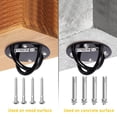 thumbnail image 3 of Soporte de pared y techo POWER GUIDANCE negro (juego de 2), 3 of 7