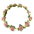 thumbnail image 7 of Kedshhgu Valentine's Day Flower Wreath Battery Power Supply, Plastic Light up Xmas Hair Hoop Glowing Holiday Christmas Party Hair Accessories for Women, 7 of 7