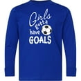thumbnail image 3 of Inktastic Girls Gotta Have Goals Soccer Long Sleeve Youth T-Shirt, 3 of 5