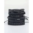 thumbnail image 4 of QQTDFG 6pcs/set Men Minimalist Braided Bracelet for Men Jewelry for Men Gift for Men-default, 4 of 8