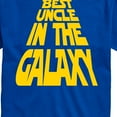 thumbnail image 3 of Instant Message - Best Uncle In The Galaxy - Men's Short Sleeve Graphic T-Shirt, 3 of 6