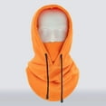 thumbnail image 2 of Men Women Winter Balaclava Warm Soft Fleece Drawstring Neck Gaiter Cycling Hiking Running Outdoors Hat, 2 of 8