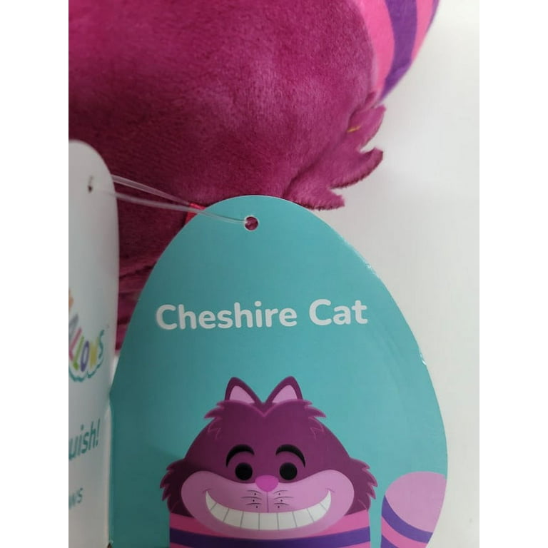 Squishmallows Cheshire Cat 8 Pink/Purple Alice in Wonderland Kitty Plush