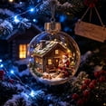 thumbnail image 5 of Hvmvliv Light Up Christmas Ball Ornaments Shatterproof Clear Built-In Battery Light-Up Xmas Tree Ornaments For Hanging Christmas Decor, 5 of 6