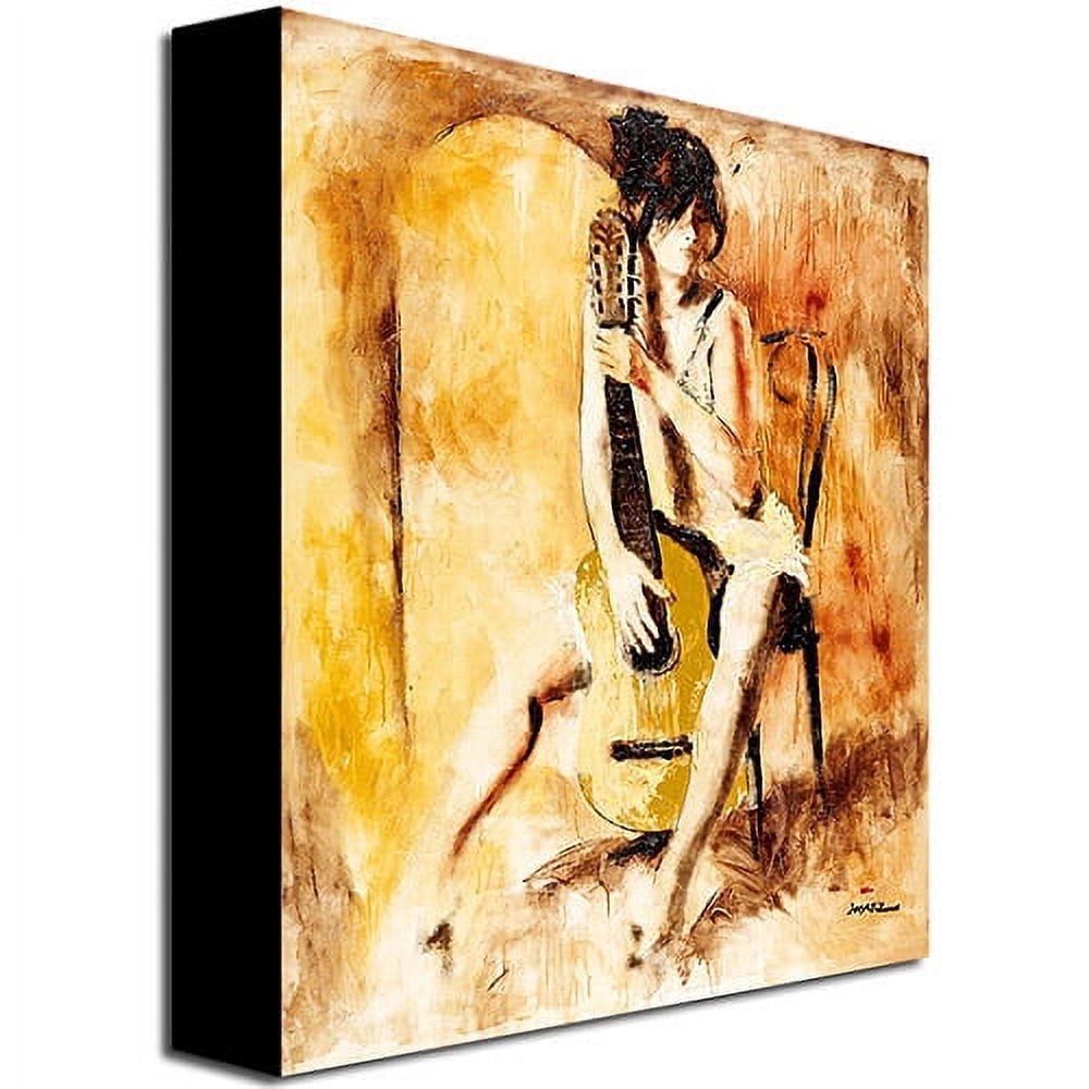 Trademark Art "Love Song" Canvas Art by Joarez