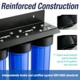 thumbnail image 7 of iSpring WGB32B-KS Whole House Water Filter System, 3-Stage Filtration, Reduces Heavy Metals, Hydrogen Sulfide, Chlorine, Chloramine, Sediments, 7 of 7