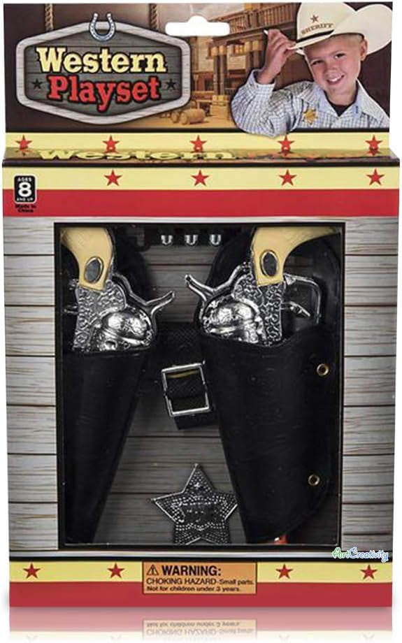 ArtCreativity Western Cowboy Dress-Up Set, 9 Piece Set for Kids