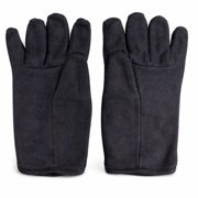 HAWK 12 Pairs Lined Brown Jersey Gloves Red Fleece Lining for Warmth & Comfort Durable for Intensive Use Soft & Cozy Ideal for Cold Weather