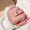 thumbnail image 5 of Anillos de serpiente para mujer: anillo alternativo para mujer, anillos de promesa vintage, anillo abierto con diseño de serpiente de esmeralda y diamante, 5 of 5