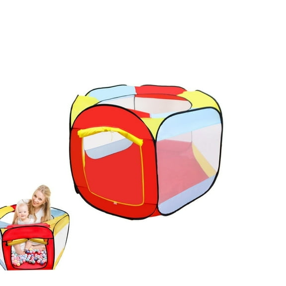 Ball Pit Tent for Home,QZS Multicolor Ball Pits Tent,Fill with Plastic Toys,Indoor & Outdoor Gift Toys