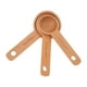 thumbnail image 5 of 3 cucharas medidoras de madera para granos de café, 5 of 8