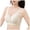 Beige, variant on UOCUFY Front Closure Jelly Bras for Women Wireless No Underwire Full Coverage Seamless Comfort Support Mastectomy Bra Beige for Size 4XL