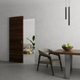 thumbnail image 2 of Hidden Barn | Planum 2010 Chocolate Ash | Sturdy Finished Doors | Magic Concealed Sliding Set 36" x 84", 2 of 5