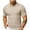 Beige, variant on VgaVtl Big and Tall Mens Polo Shirts Summer Short Sleeve Button Plain Casual Collared Knit Mens Shirts