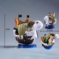 thumbnail image 2 of 7cm Anime One Piece Ship Figure Luffy Model Toy Super Cute Mini Boat THOUSANDSUNNY Going Merry Assembled Model Action Figure, 2 of 7