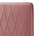 thumbnail image 4 of Headboard, King Size, Velvet, Pink, Modern Contemporary Urban Design, Bedroom Master Guest Suite, 4 of 10