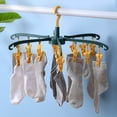thumbnail image 5 of Indoor Outdoor Clothes Drying Rack, Foldable Hanging Clothes Drying Rack, Rotating Sock Drying Rack, 5 of 5