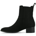 thumbnail image 3 of Journee Womens Wrenley Chelsea Square Toe Booties, 3 of 10