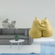 thumbnail image 2 of Escultura de gato, adorno de mesa, artesanía, figura decorativa, estatua de animal, pera abrazadora, soporte para libros, sujetalibros de cerámica, ma, 2 of 8