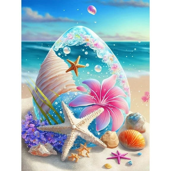 YALKIN 5D Diamond Painting Kits for Adults DIY Full Round Drill Embroidery Pictures Arts Paint by Number Kits Diamond Dotz Painting for Home Wall Decor Unisex