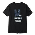 thumbnail image 4 of Siilsaa 4th of July Shirts for Men Mens Workout Vest Independence Day Graphic Tees Sleeveless O-Neck Fitness Shirts T-Shirt Tank Tops Black,XL, 4 of 4
